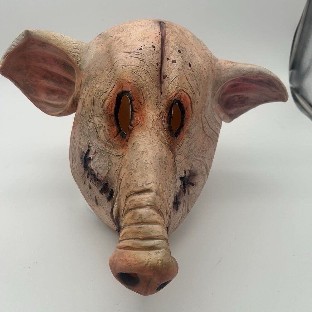 Easter Unlimited Creepy Pig Mask Halloween Horror Latex Rubber Costume Adult